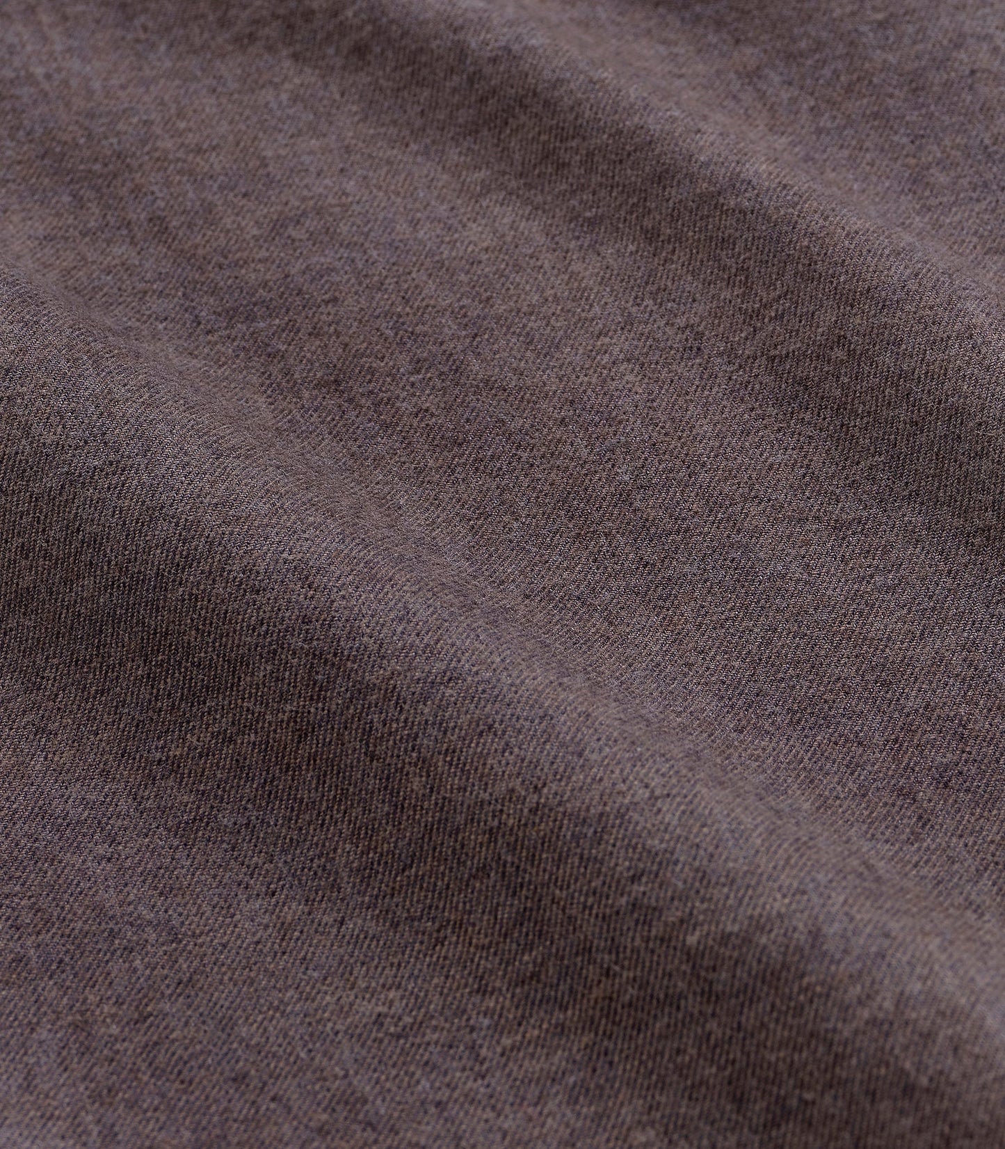 Carmine Flannel Twill Cotton Shirt in Canteen