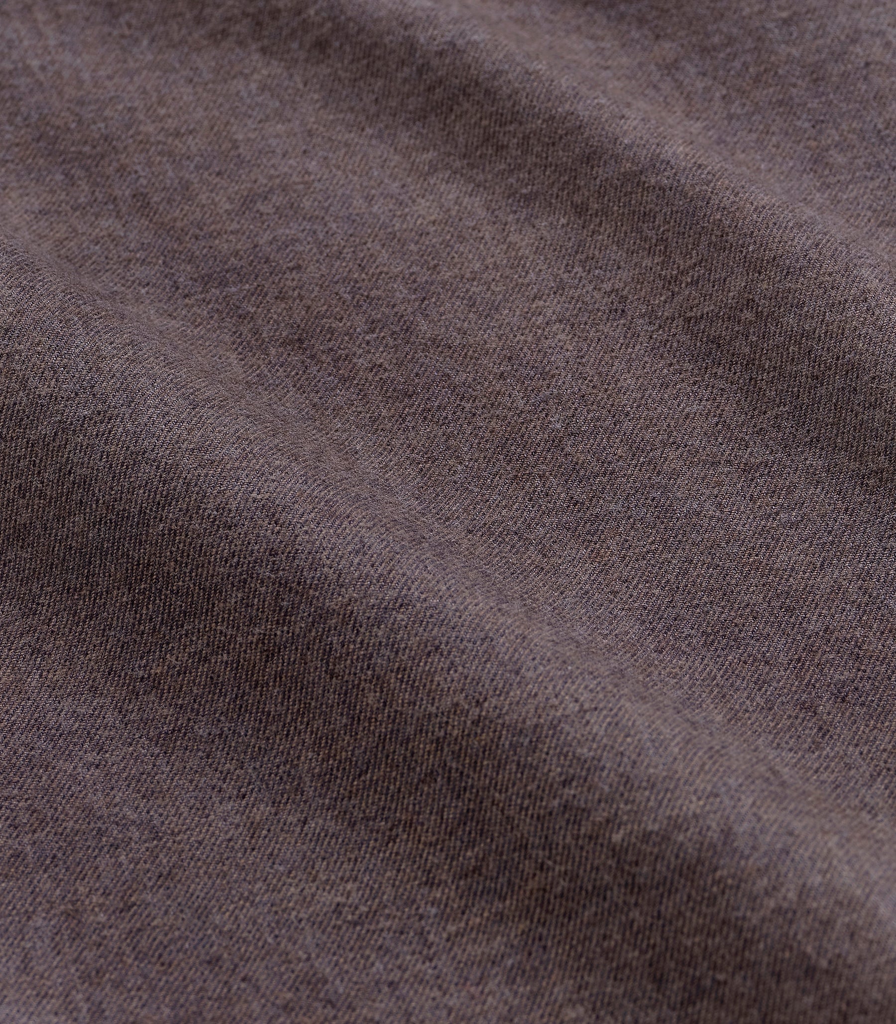 Carmine Flannel Twill Cotton Shirt in Canteen