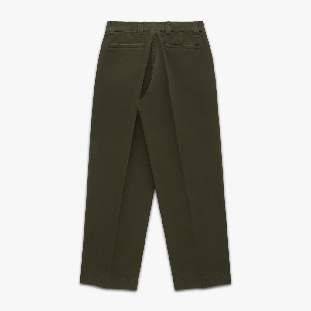 Staff Chino Twill Pant in Olive