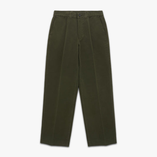Staff Chino Twill Pant in Olive