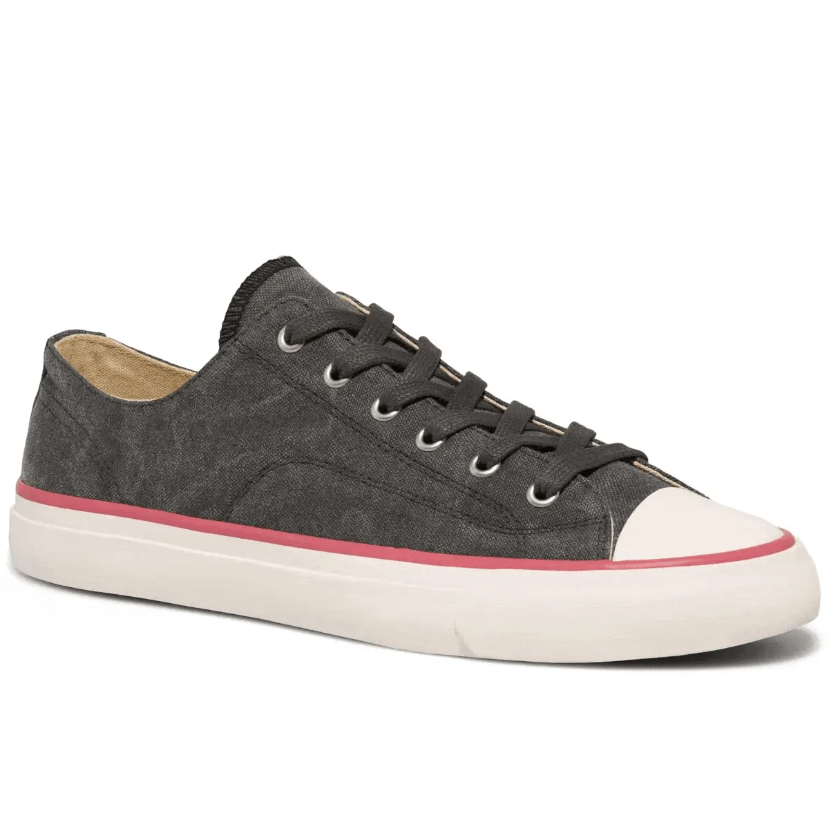 All-American Low-Top in Antique Black & Crimson