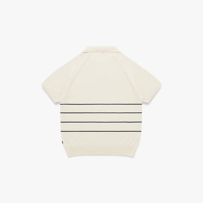 Link Cotton Polo in Bone