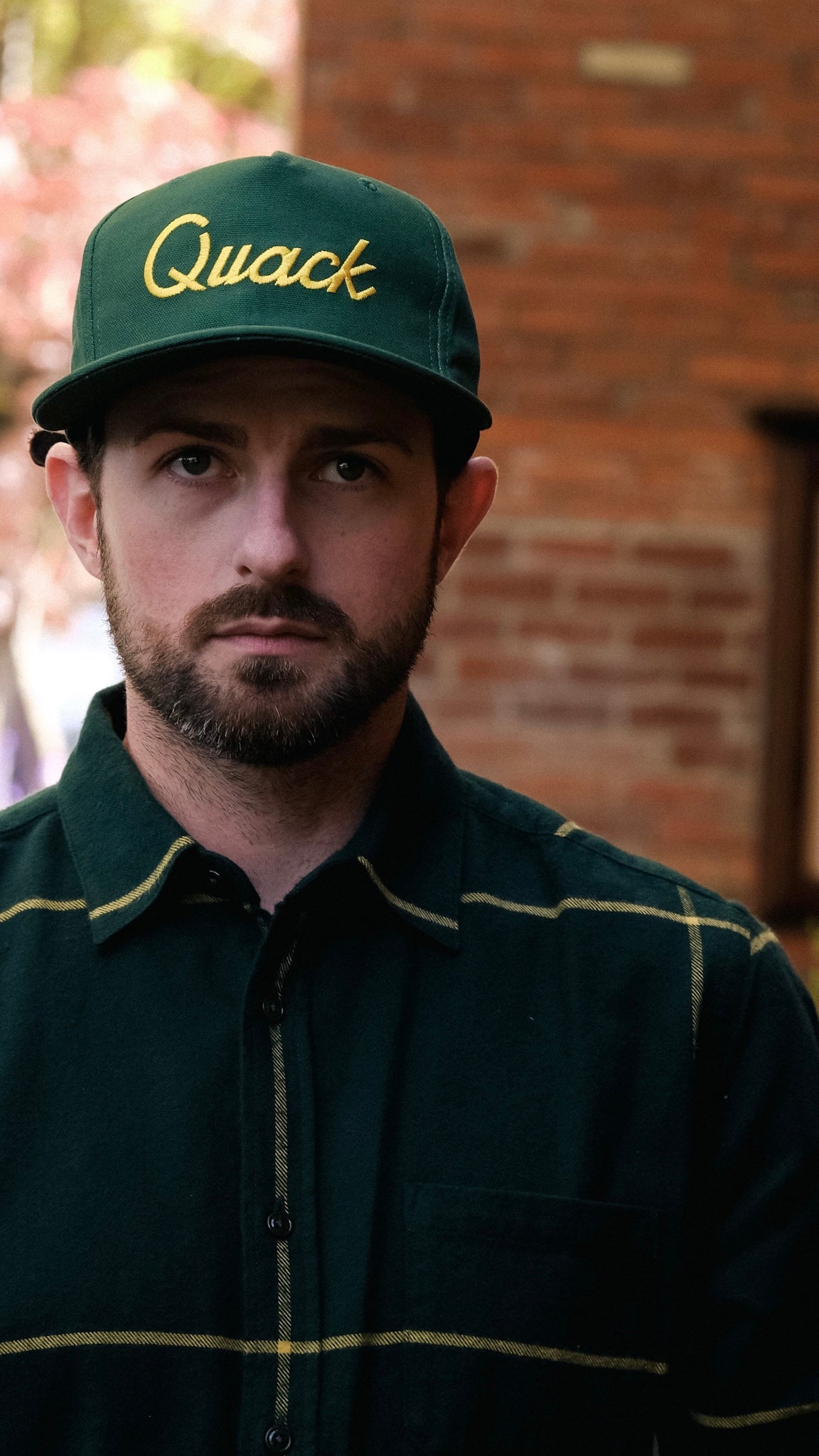 Quack Hat in Green Duck Canvas