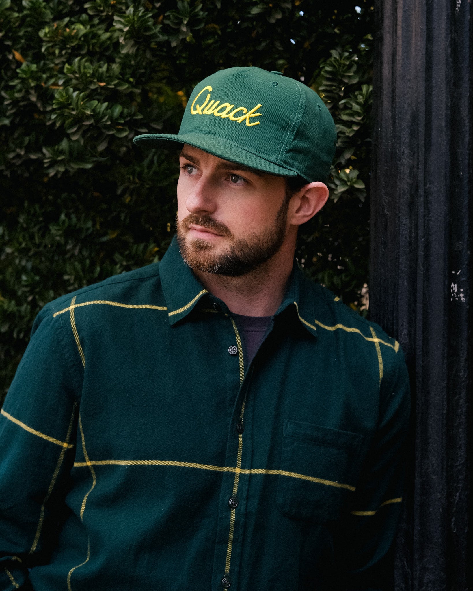 Quack Hat in Green Duck Canvas