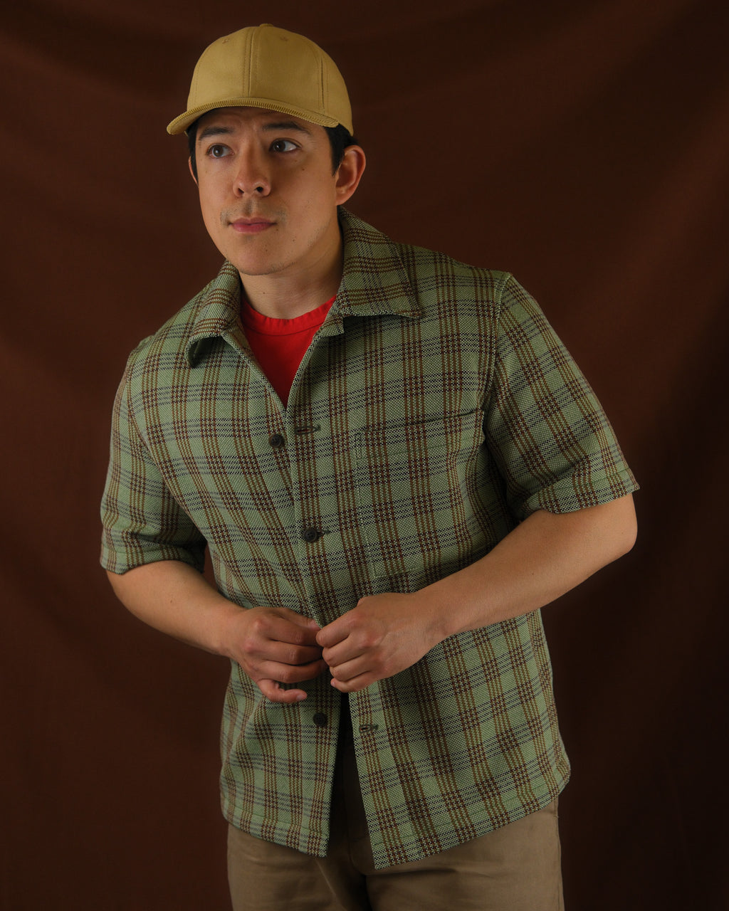 Lounge Shirt in Lawn Chair Plaid
