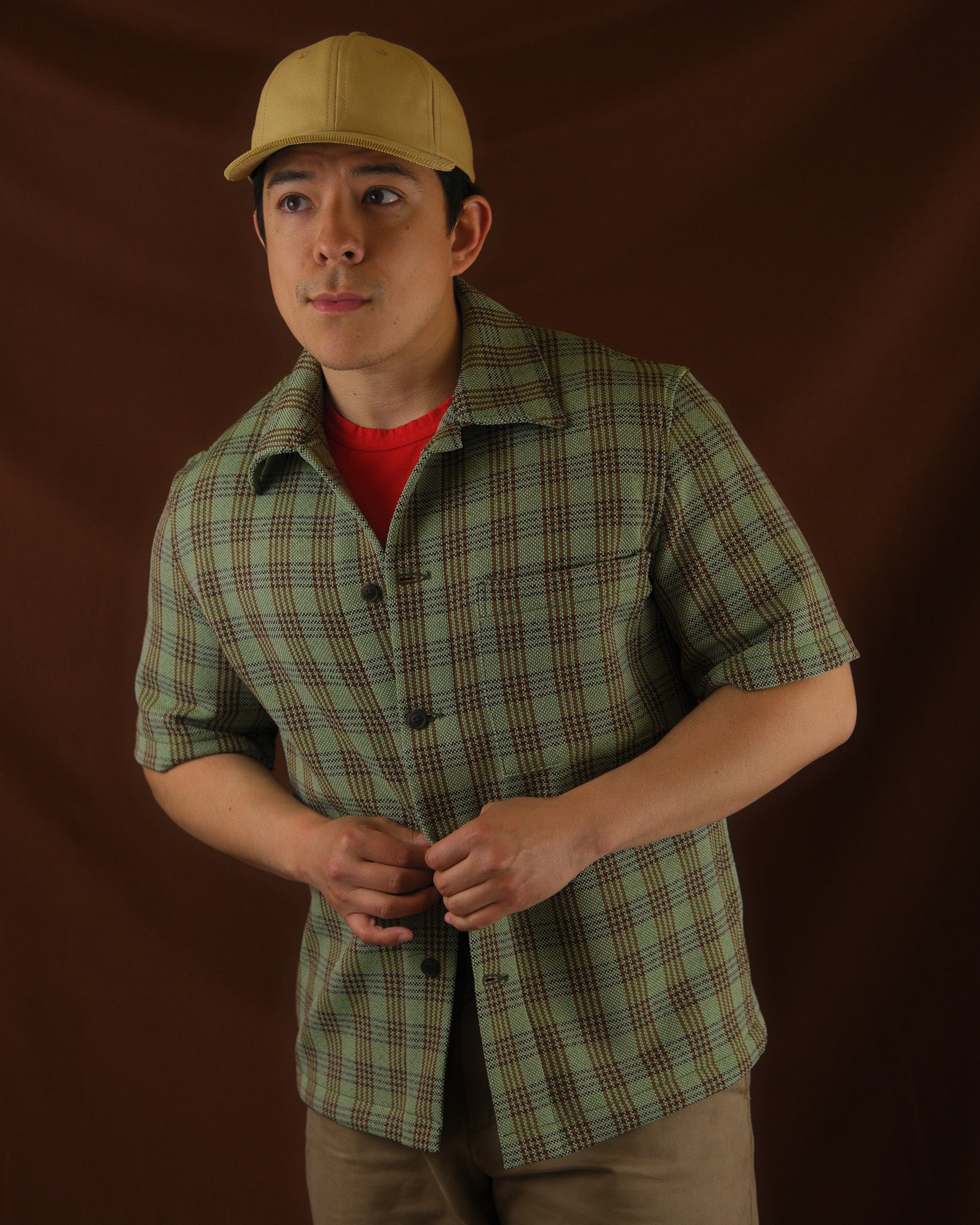 Lounge Shirt in Lawn Chair Plaid