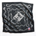 Wish You Were Here Bandana in Washed Black