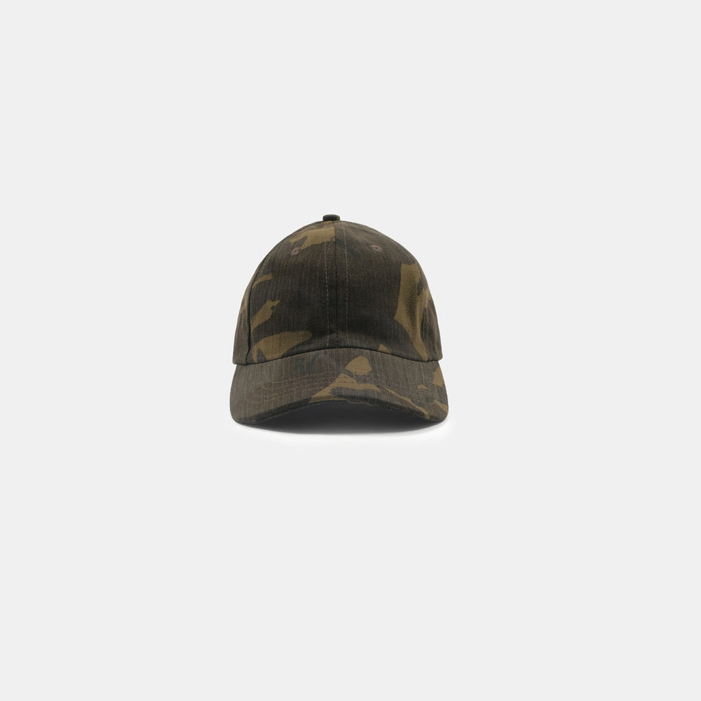 Baseball Hat in Darkwood Camo Dry Wax Canvas
