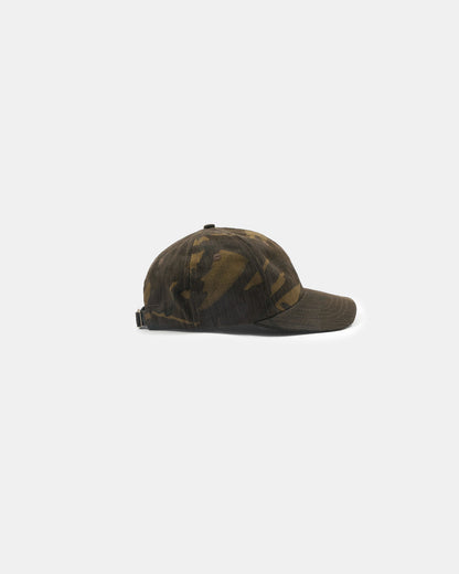 Baseball Hat in Darkwood Camo Dry Wax Canvas