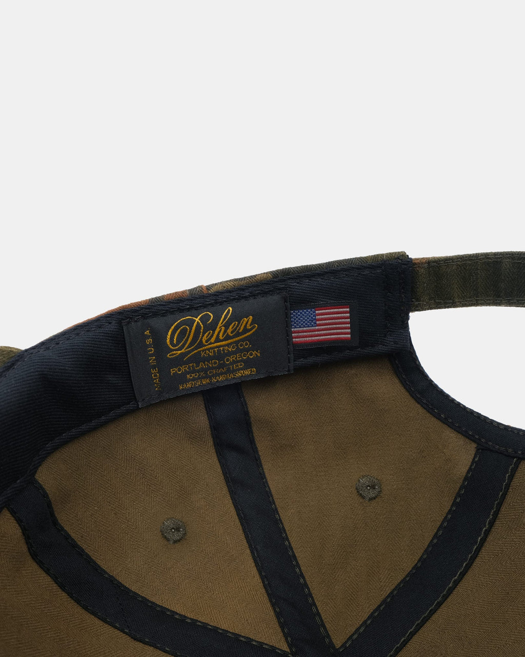 Unstructured Baseball Hat in Ginger Camo