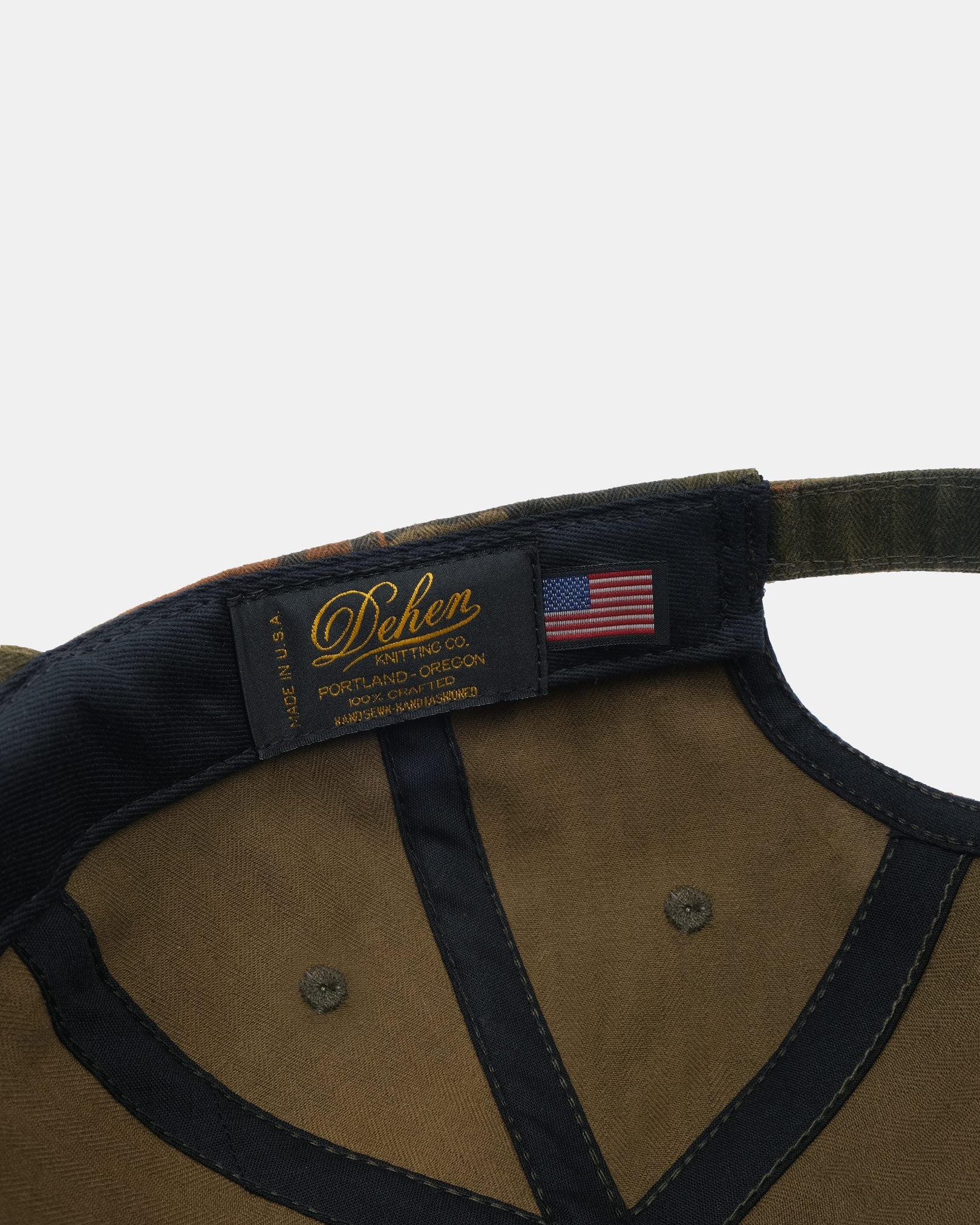 Unstructured Baseball Hat in Ginger Camo