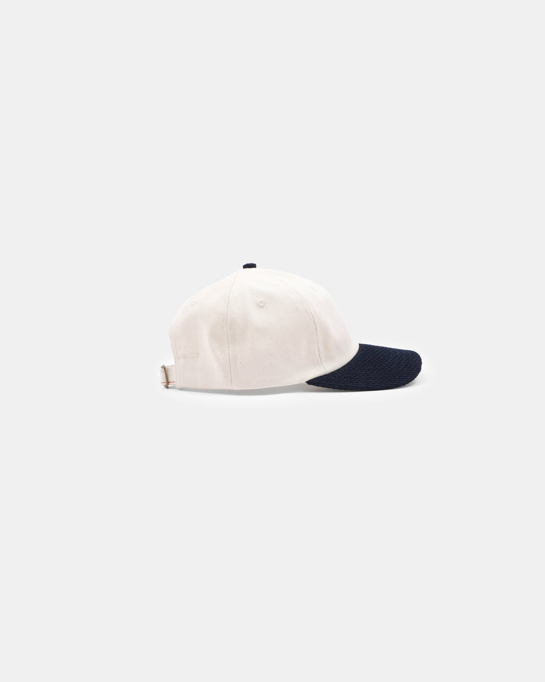 Baseball Cap in Natural Denim and Indigo