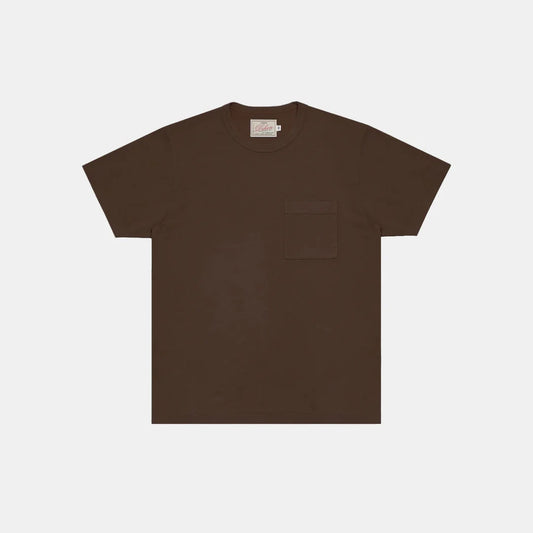 Heavy Duty Single-Pocket Tee in Brown