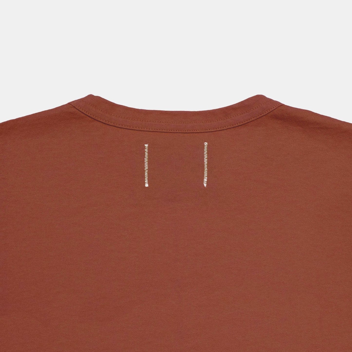 Heavy Duty Single Pocket Tee in Burnt Orange