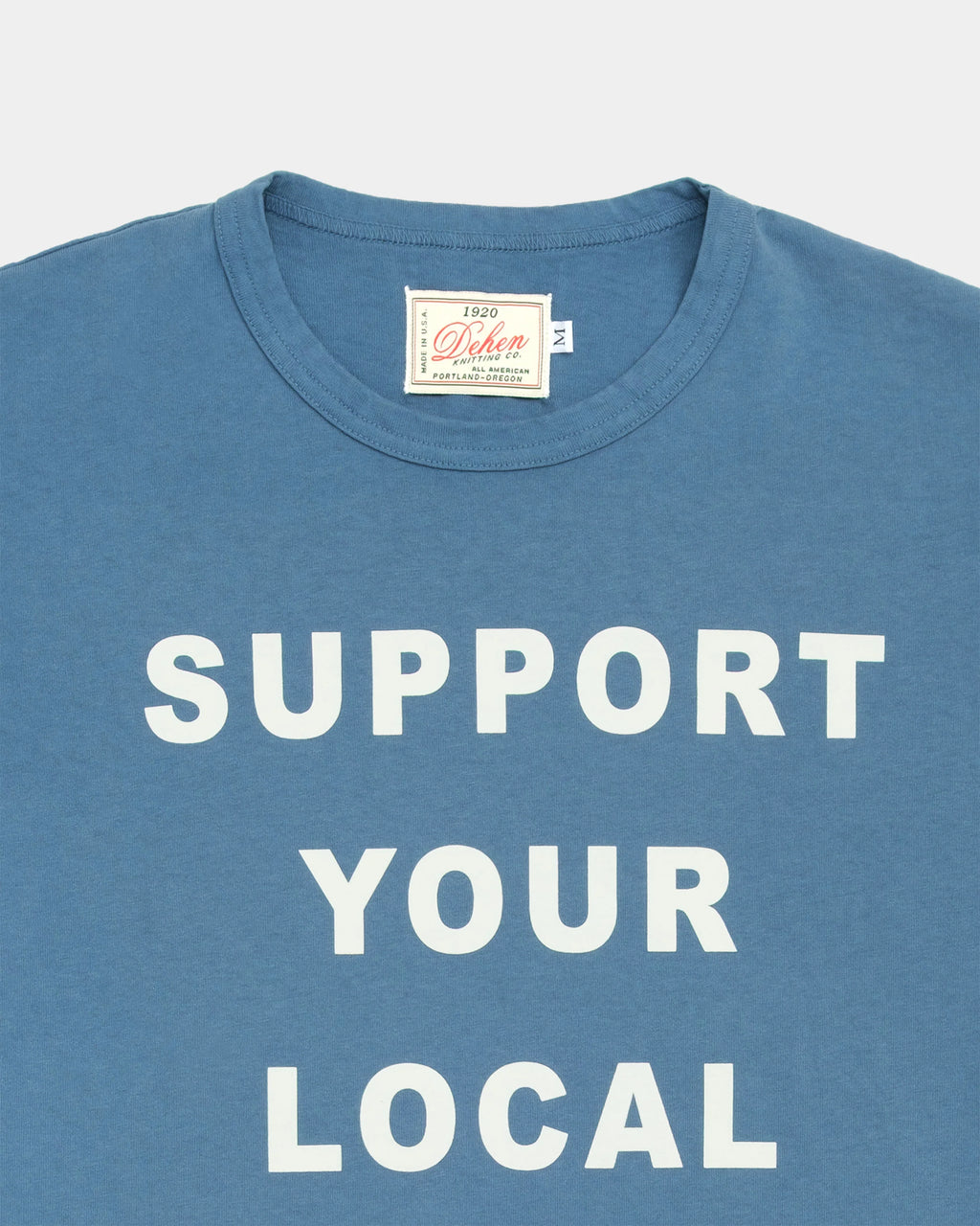 Heavy Duty Tee in Support Your Local Faded Blue