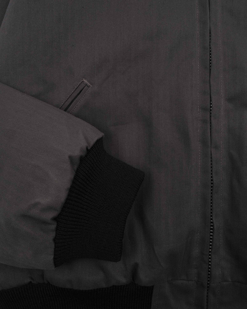 Pilot Jacket in Slate Dry Waxed Cotton