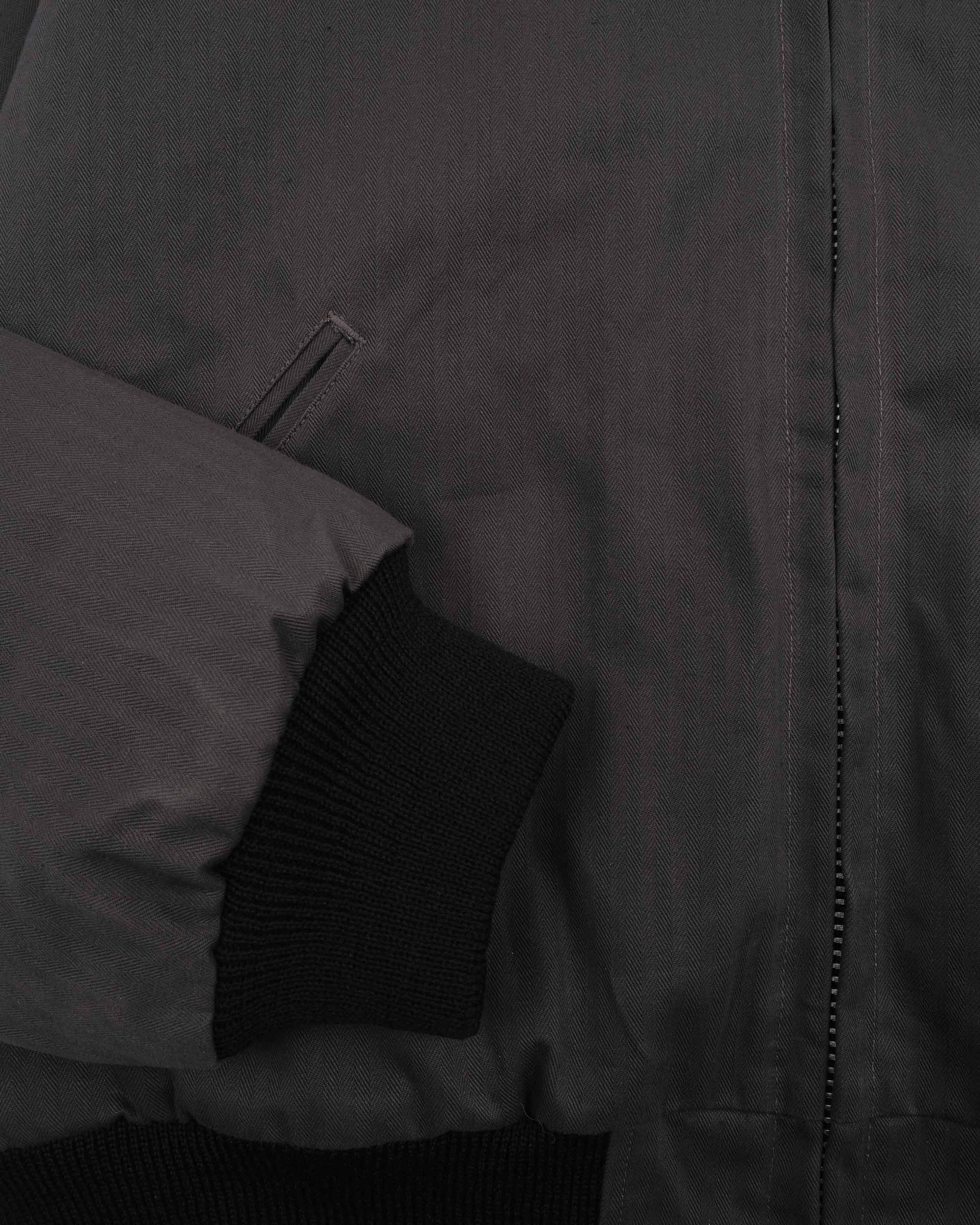 Pilot Jacket in Slate Dry Waxed Cotton