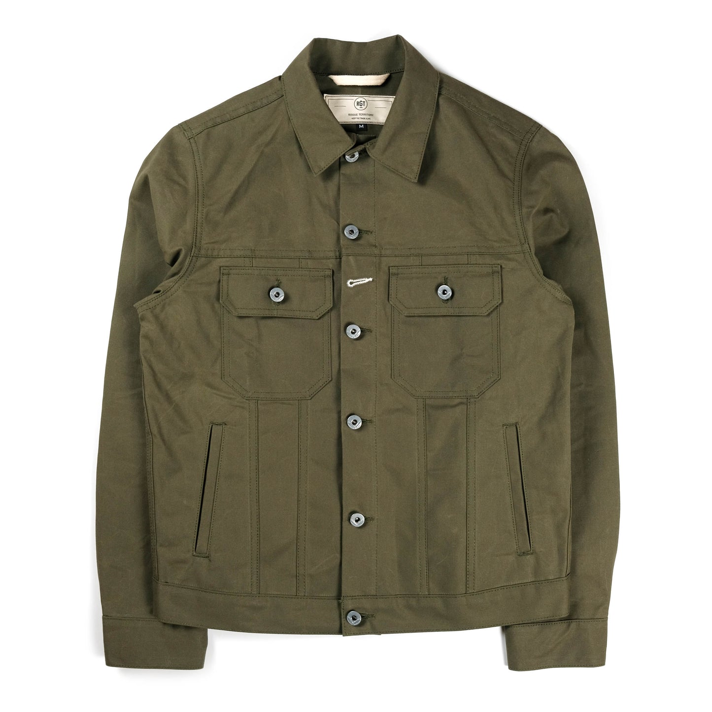 Cruiser Jacket in Olive Dry Wax Canvas