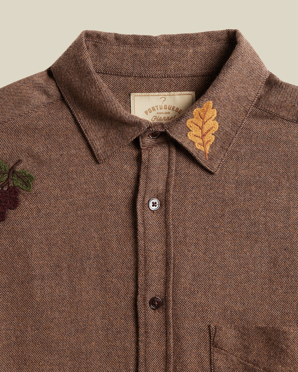 Embroidery Flannel in Almond