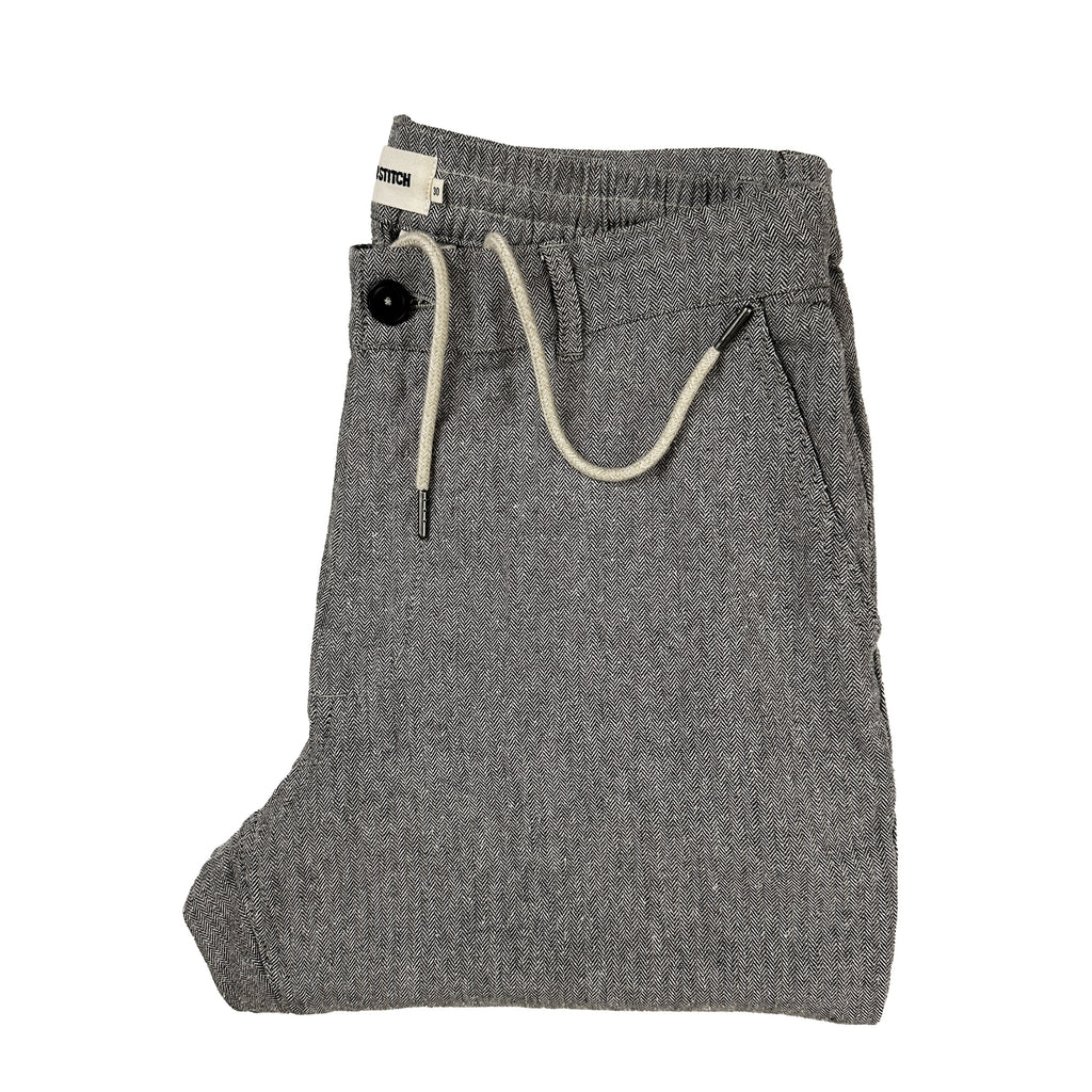 #PH-P303230 Taylor Stitch Easy Pant in Grey Herringbone