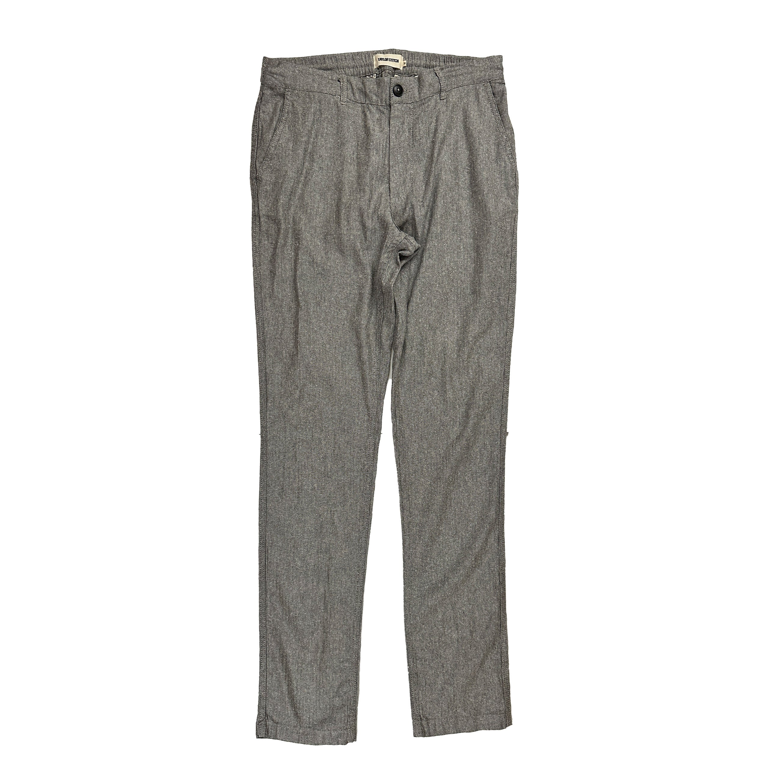 #PH-P303230 Taylor Stitch Easy Pant in Grey Herringbone