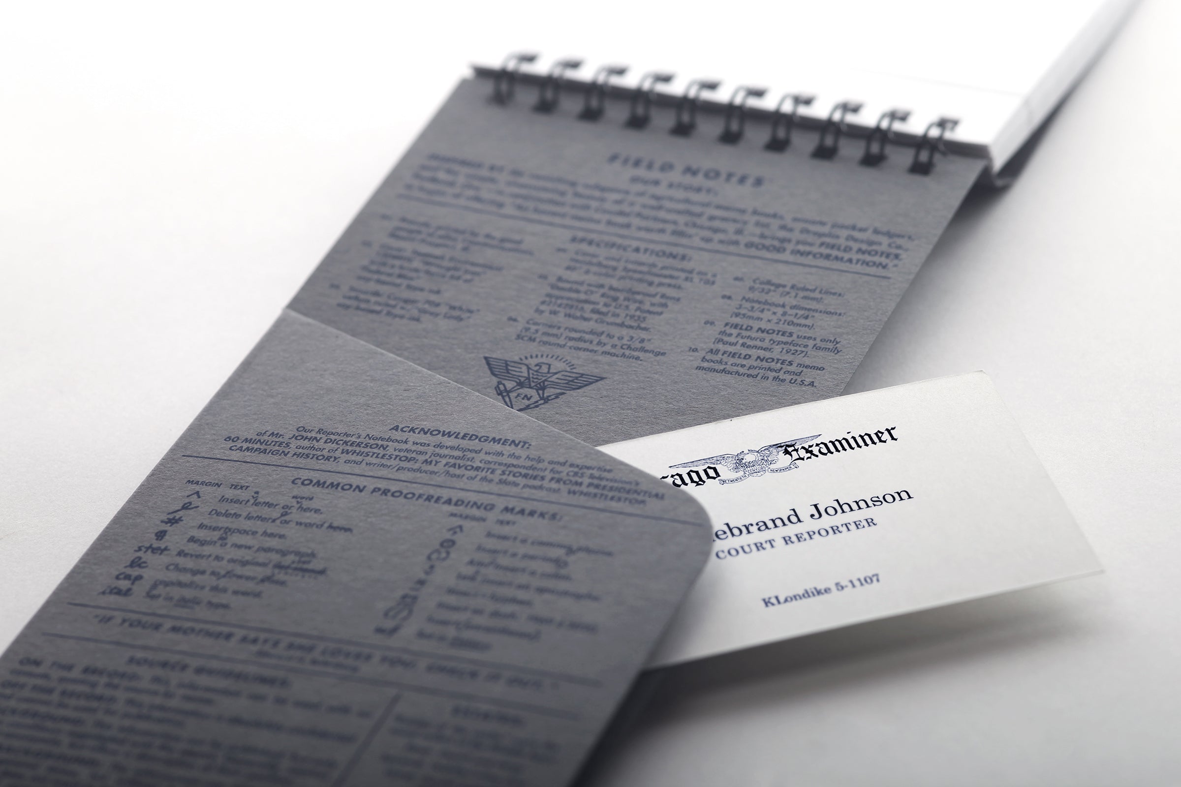 Front Page Reporter's Notebook, 2-pack