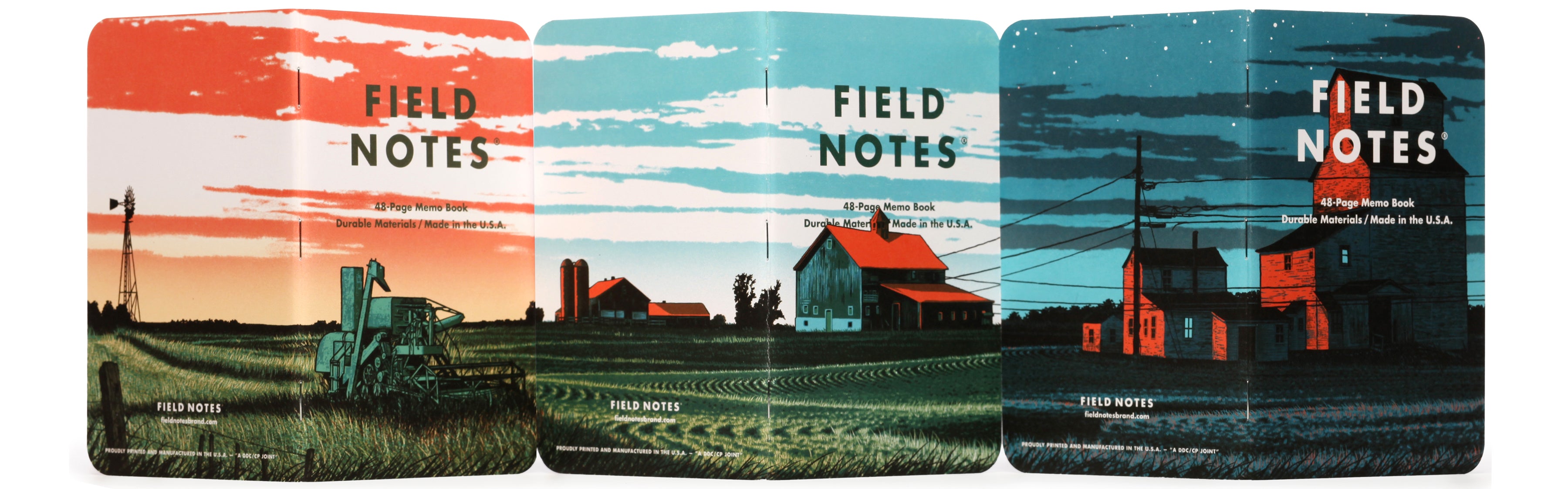 Heartland Edition Memo Book - 3 Pack