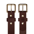 1½" Standard Camp Belt in Dark Brown and Antique Brass