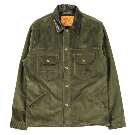 Fargo Jacket in Green 8 Wale Corduroy