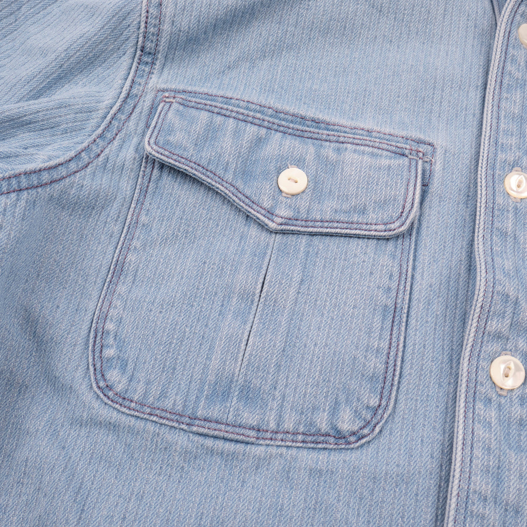 Rancho in Bleached Indigo Corduroy