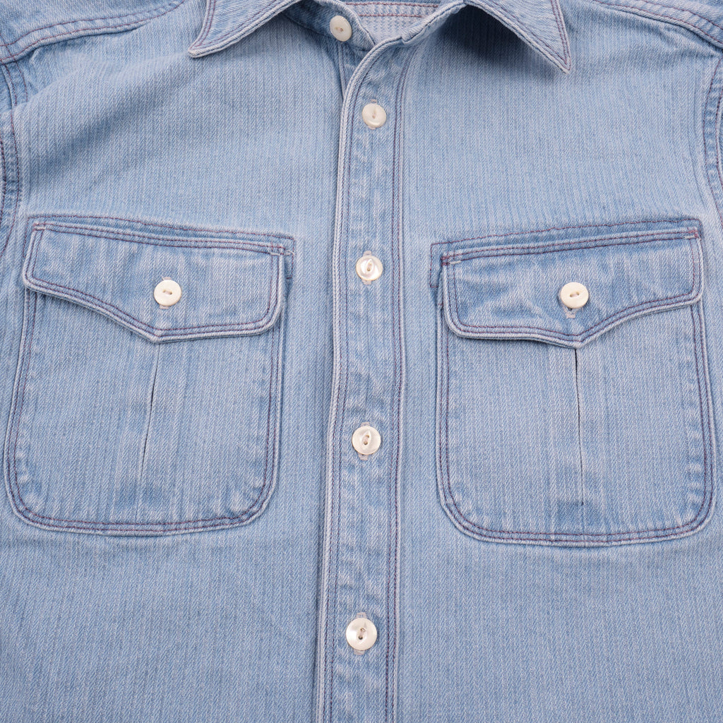 Rancho in Bleached Indigo Corduroy