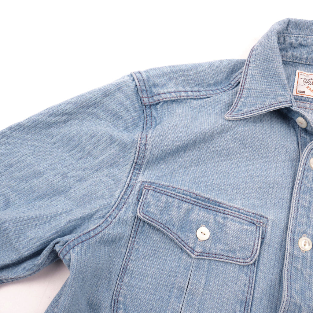 Rancho in Bleached Indigo Corduroy