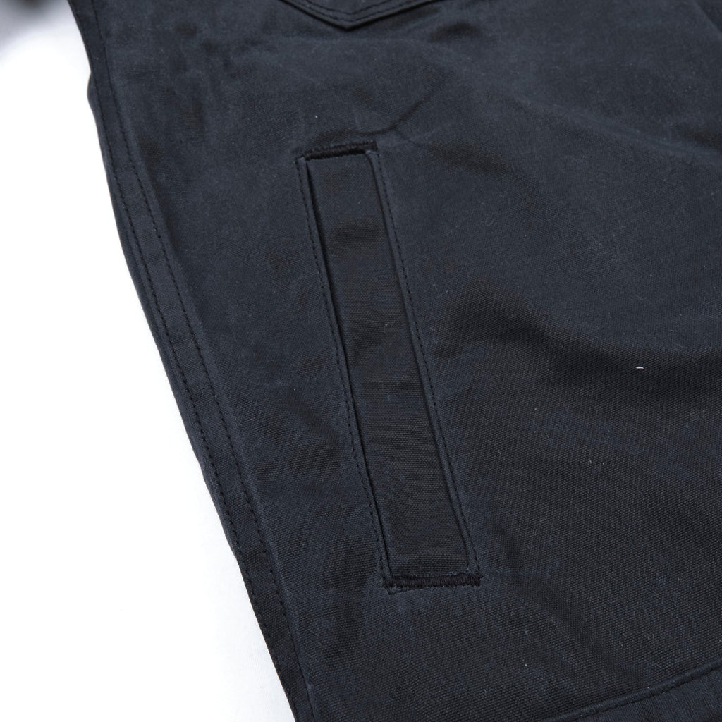 Waxed Riders Jacket in Black