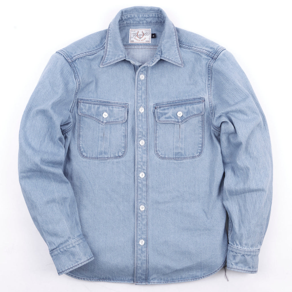 Rancho in Bleached Indigo Corduroy