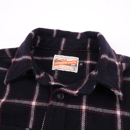 Kamas in Navy Wool Plaid