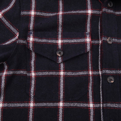 Kamas in Navy Wool Plaid