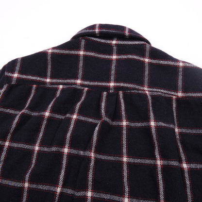 Kamas in Navy Wool Plaid