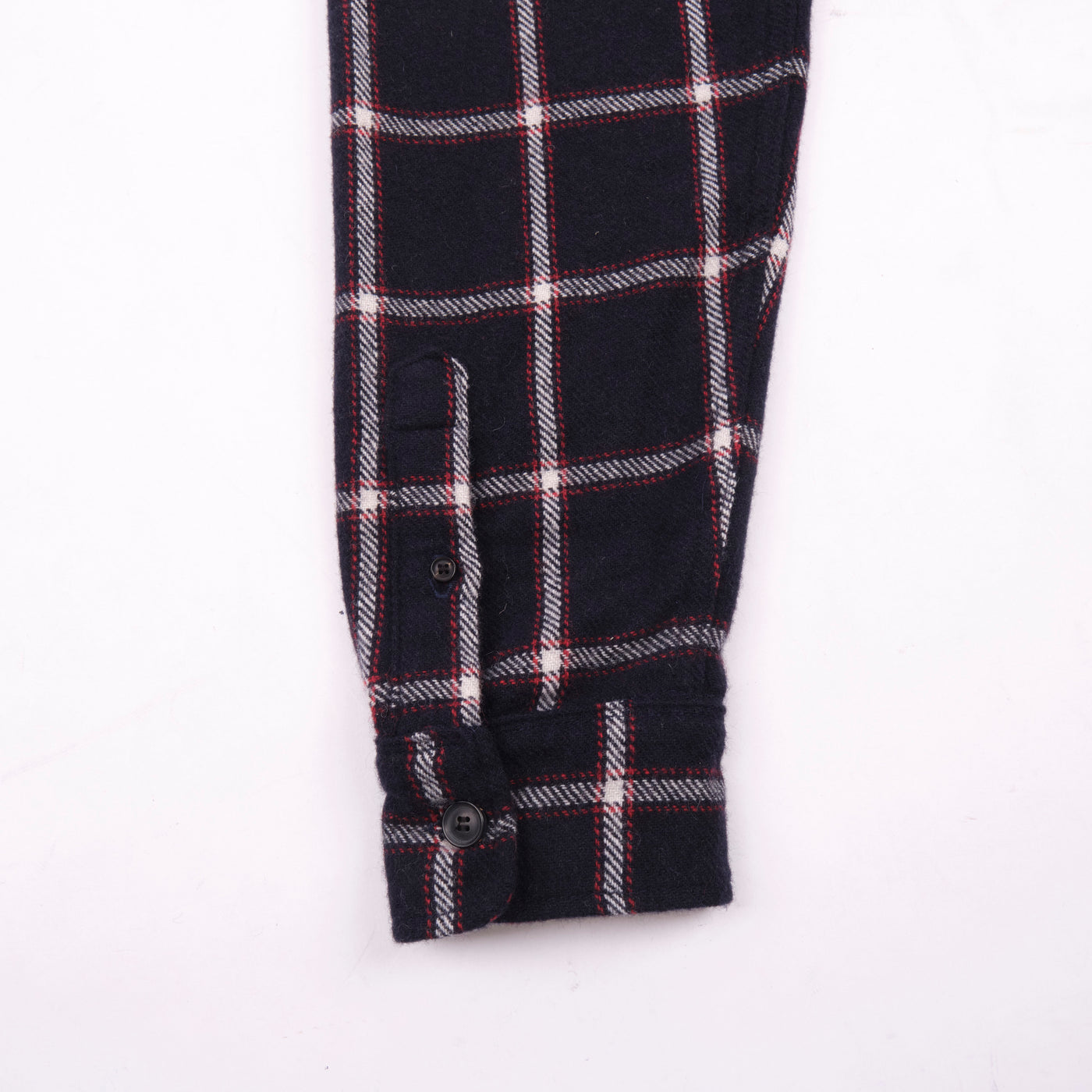 Kamas in Navy Wool Plaid