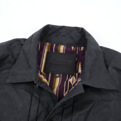 Waxed Riders Jacket in Black