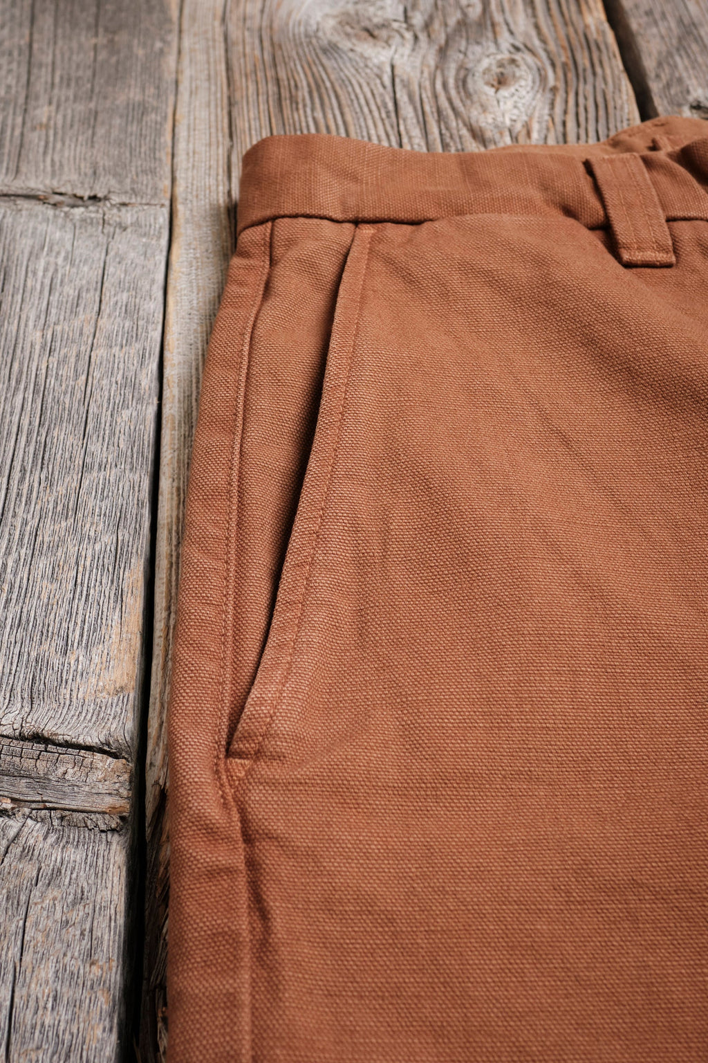 Deck Pant in 14 Ounce Slub Rust
