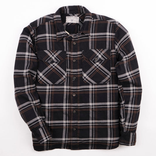 The Utility Shirt in Black Plaid