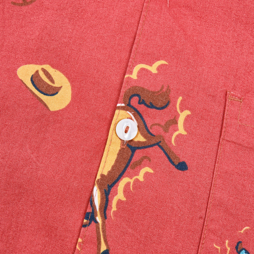 Hawaiian in Orange Cowboy