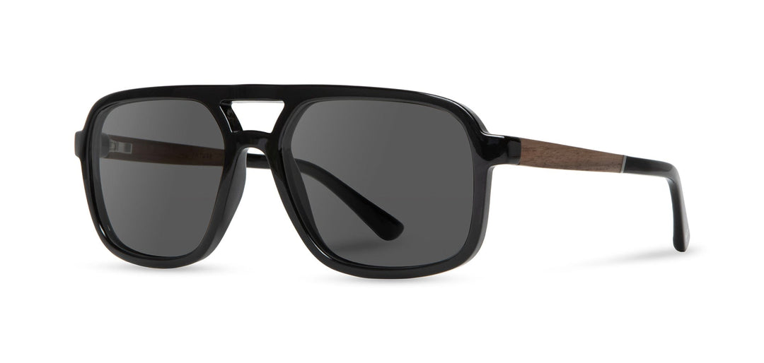 Glacier in Black, Walnut & Grey Polarized