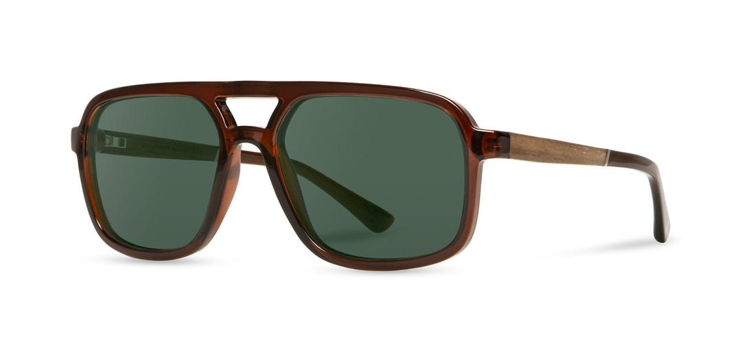 Glacier in Clay, Walnut & G15 Polarized