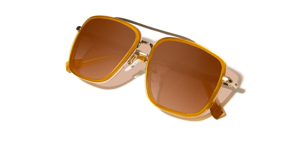 Grant in Caramel & Gold, Walnut & Brown Fade Polarized