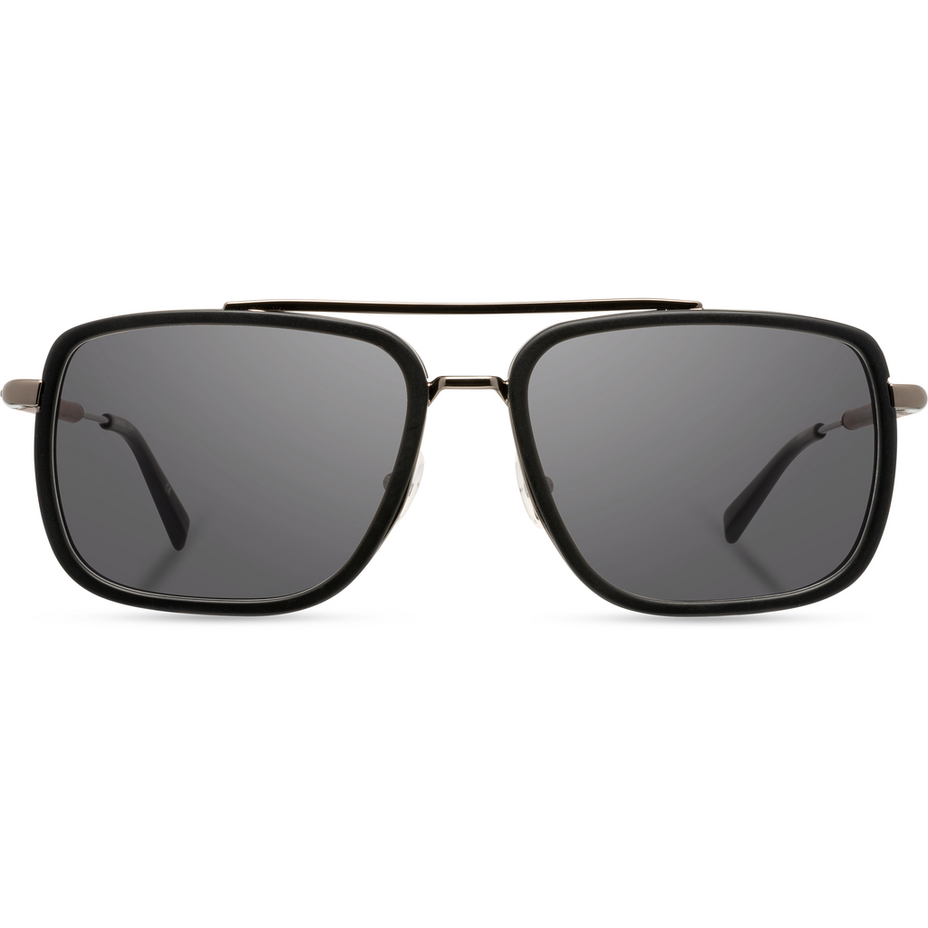 Grant in Matte Black & Walnut & Grey Polarized
