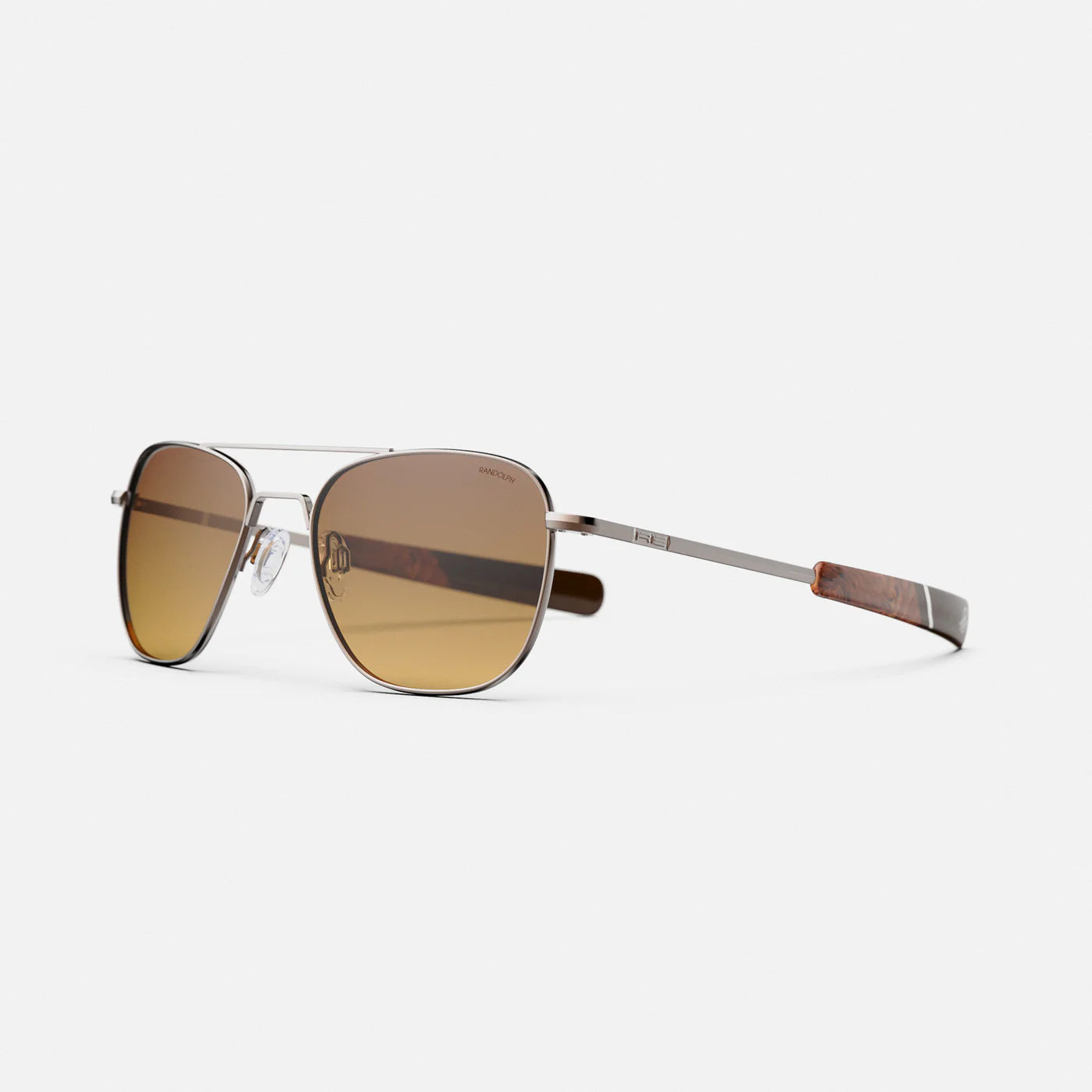Aviator in 22k Chocolate Gold & Polarized Cape Sand