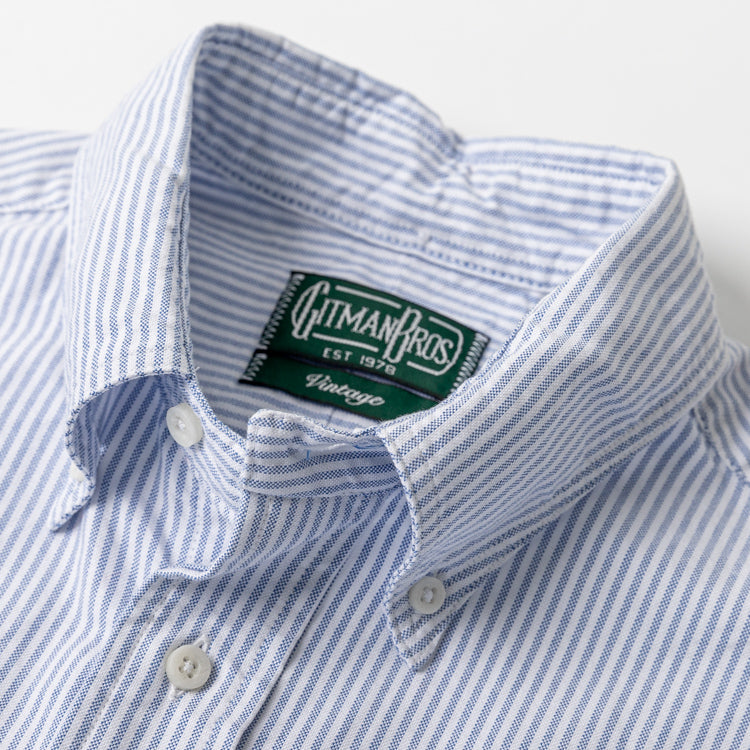 Blue Stripe Oxford Button Down