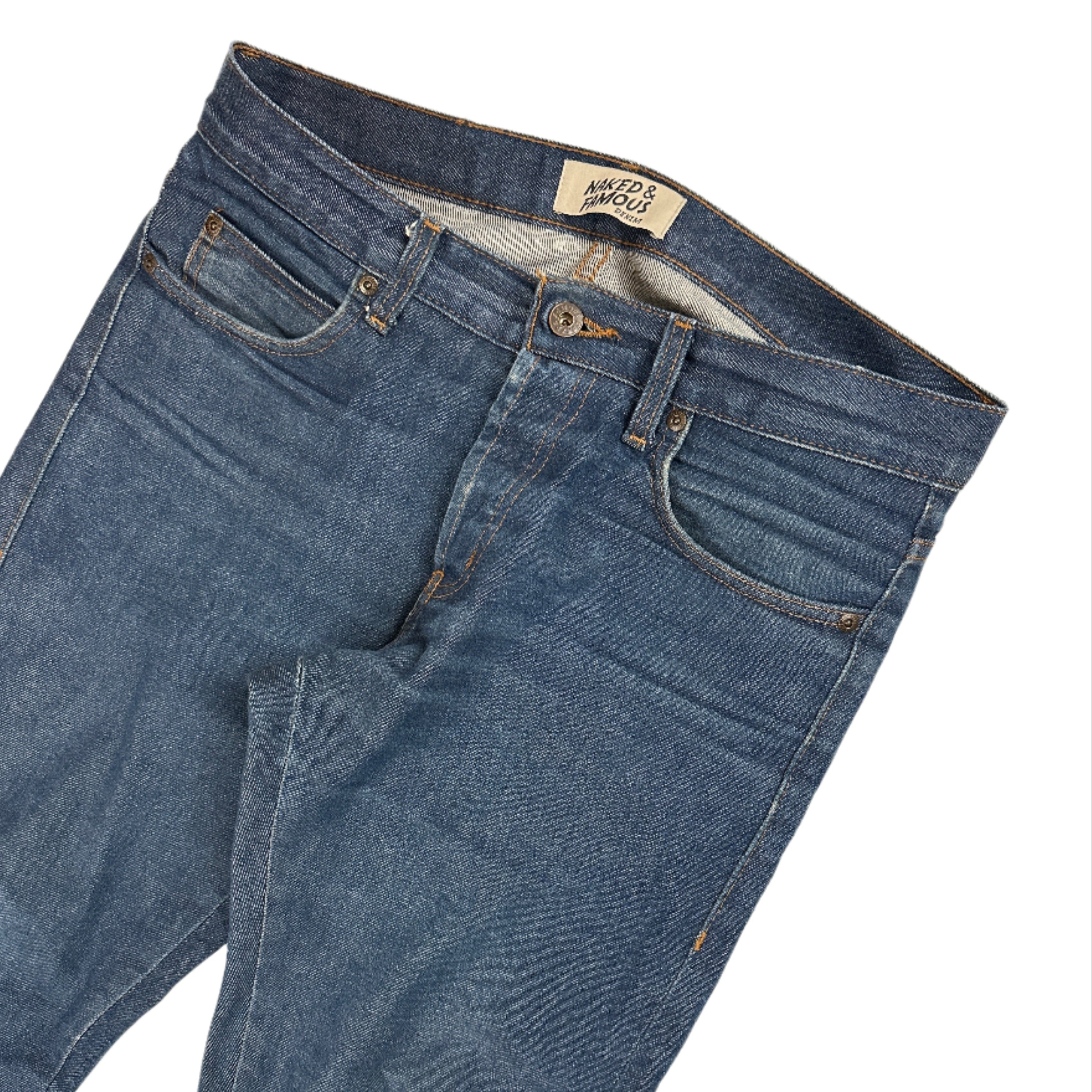 #PH-P304132 Naked & Famous Super Guy in Natural Indigo Selvedge