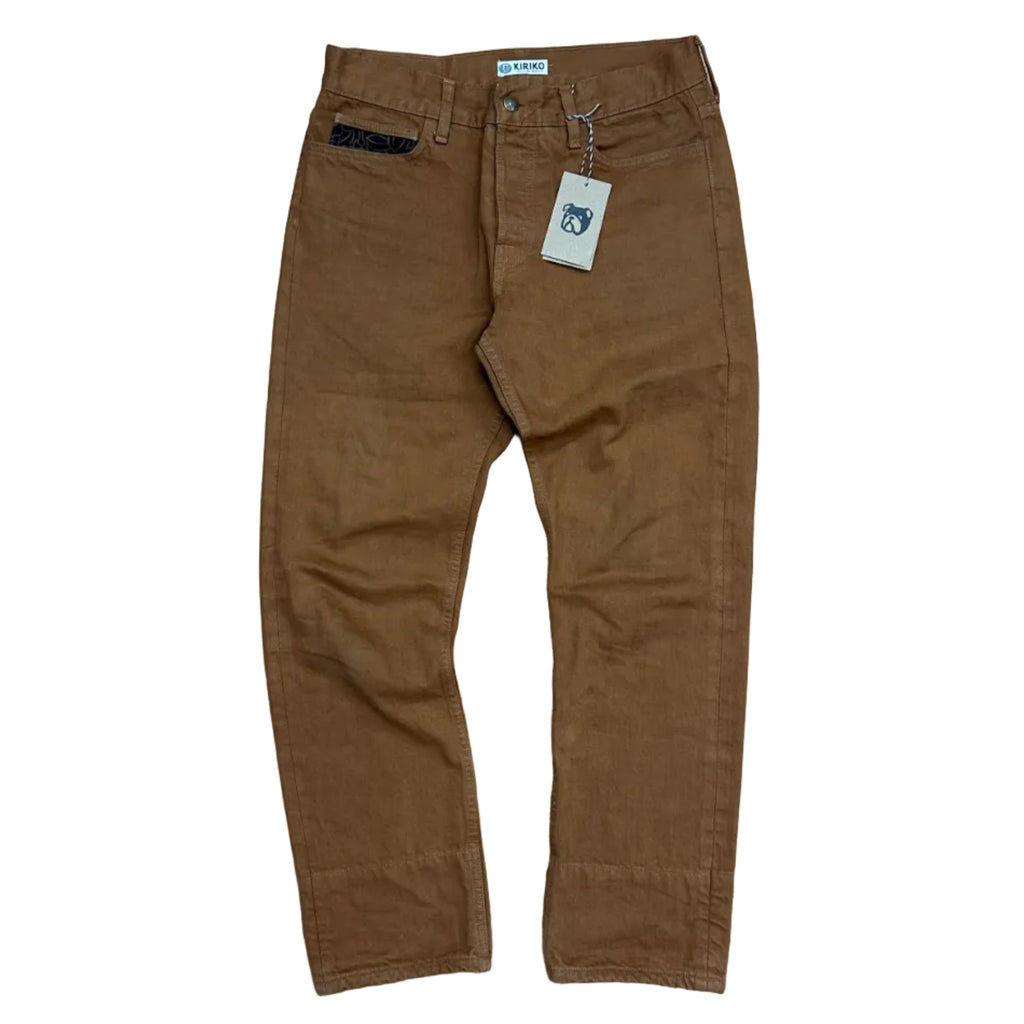 #PH-P314330 Kiriko Made Selvedge Chino in Kimono-Lined Rust